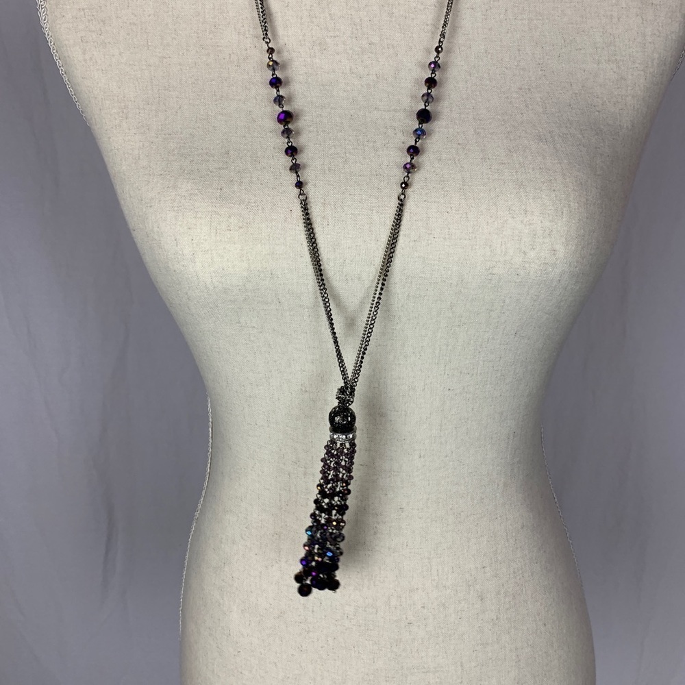 Long hanging necklace